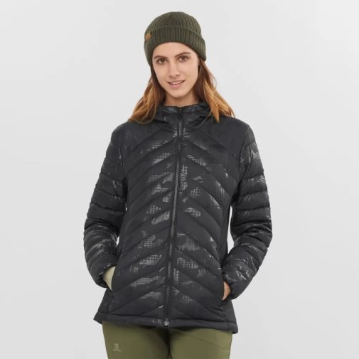 Black Salomon Essential Xwarm Down Women's Insulated Jackets | IE XC9035